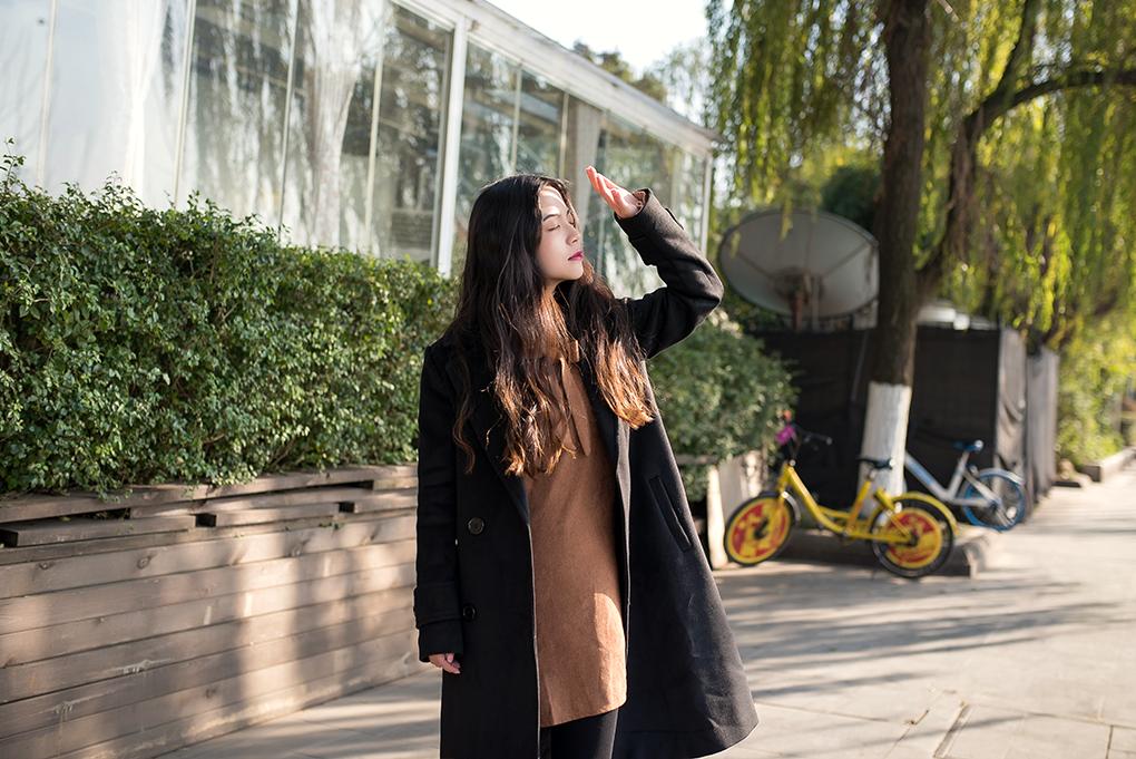 韩国东大门金标双面羊绒大衣精品,韩国东大门原单大衣