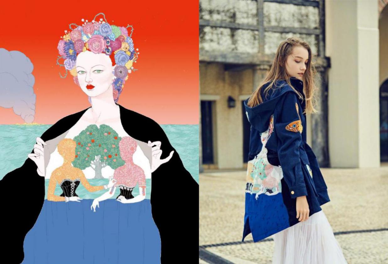 潮咖街拍图片,又是插画师又是摄影师的时尚街拍