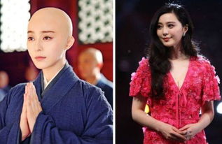 女明星没了刘海变好看了,女明星突然没头发了