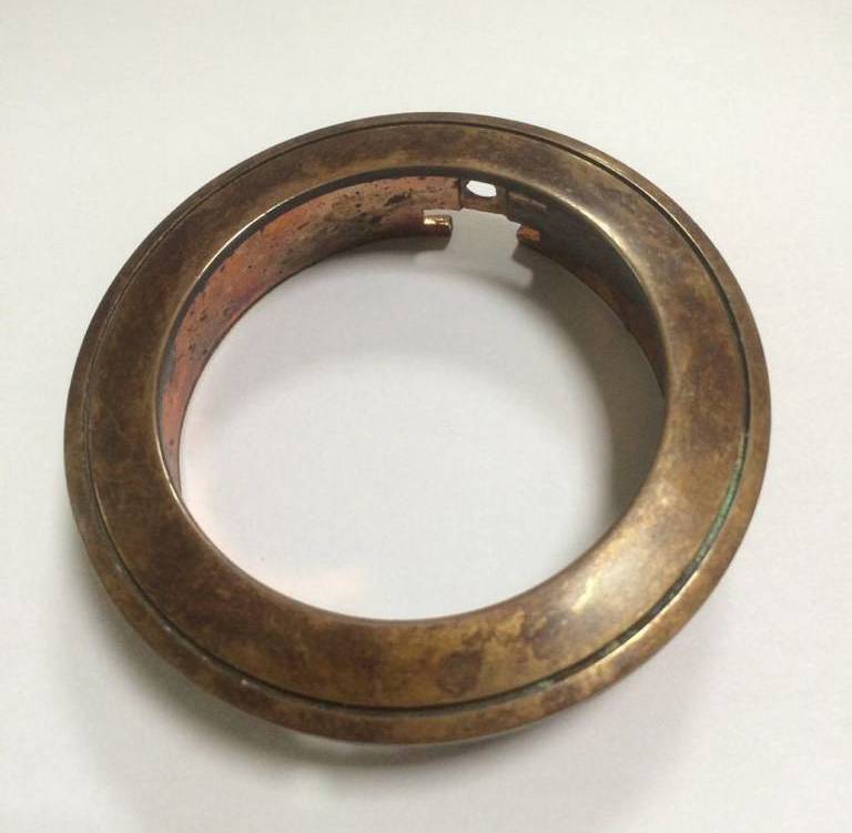 铜表面防氧化处理,铜抛光后过抗氧化剂烤180度变色