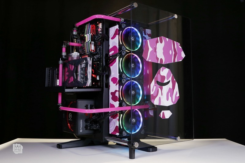 跨界新时尚—MOD玩家重金打造潮牌Aape客制化水冷主机