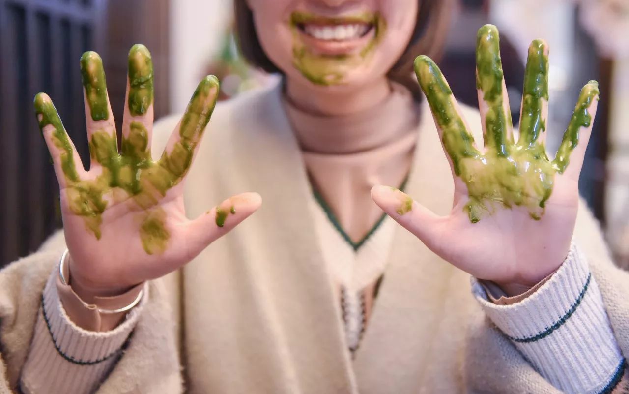 温州巷口日式庭院甜品屋！新出原谅色脏脏包，吃完脸都绿啦！