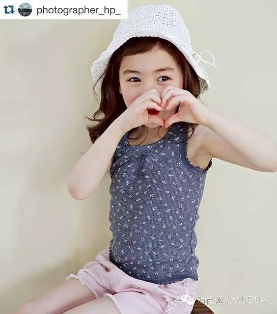 韩国小麻豆ellie春夏甜美童装搭配