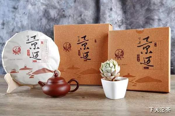 下关2017景迈古树熟茶好喝吗,下关景迈古树饼茶