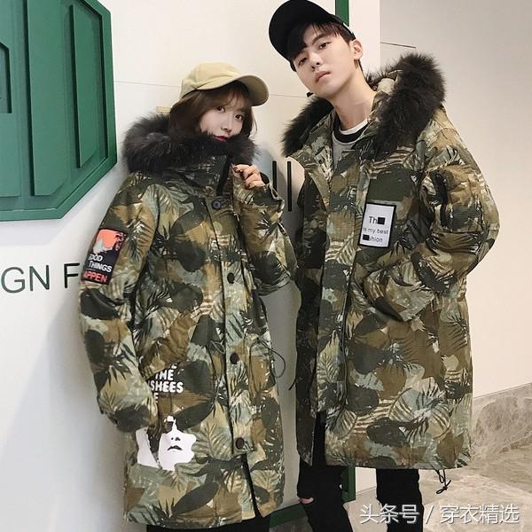 情侣穿搭冬季外套潮流,高档情侣装外套百搭