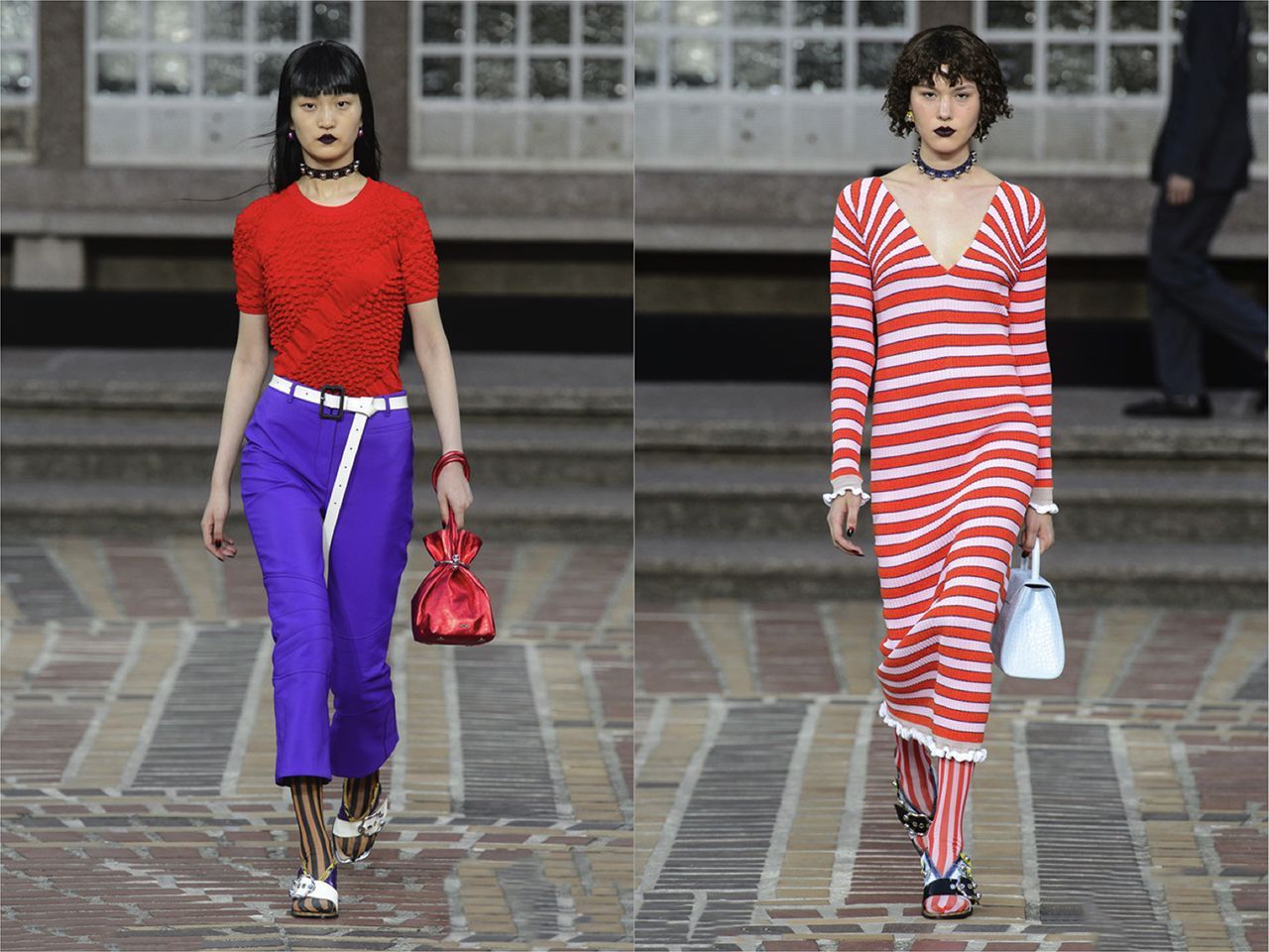 袜子怎么配长裤,小白袜的搭配方法