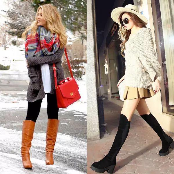 cosmo江疏影过膝靴 (江疏影同款袜子靴)