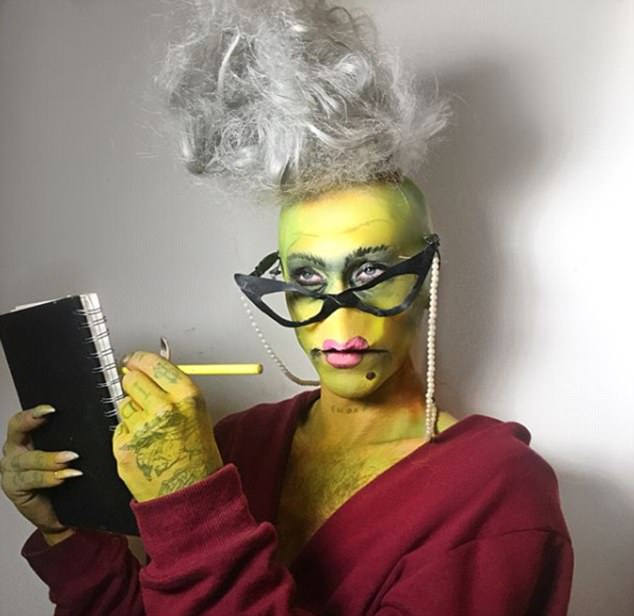 英国奇葩伪娘化妆大师：每天变换风格356天不重样