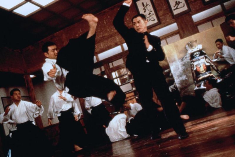 李连杰精武英雄最终对决,李连杰精武英雄中的功夫