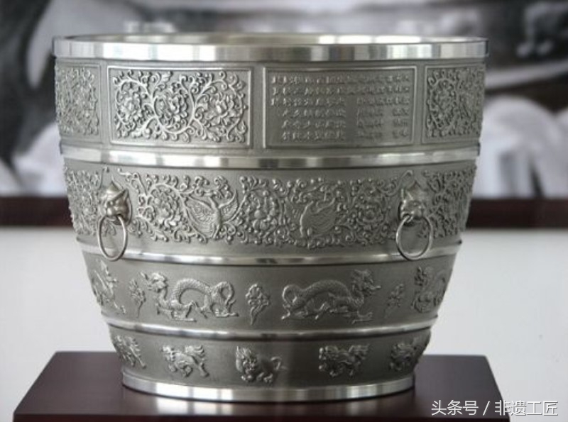 非遗文化锡工艺品定制,非遗锡雕