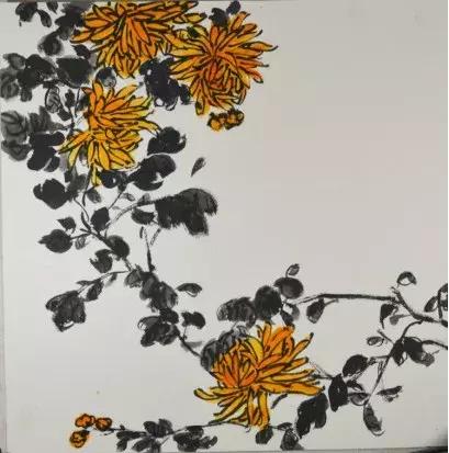 张世简菊花画法视频,菊花画法张正海