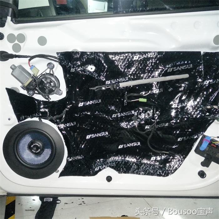 凌渡三分频音响改装案例,大众凌渡音响三分频改装案例