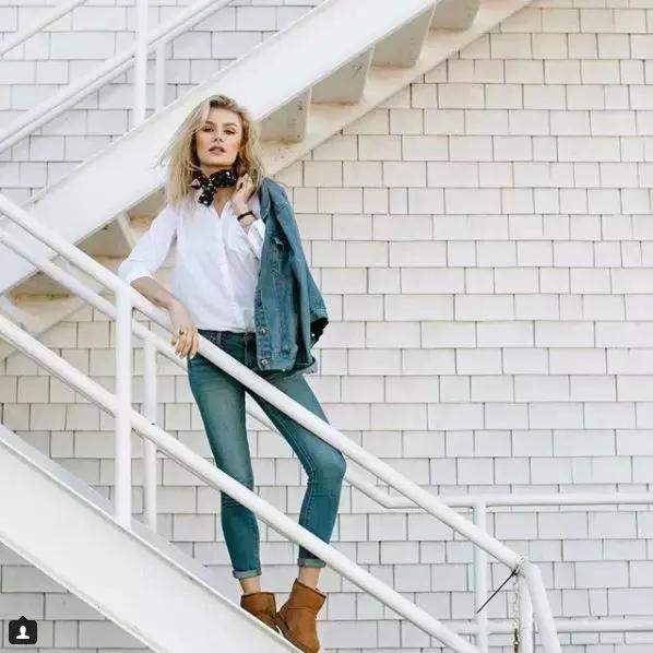 周冬雨雪地靴怎么搭配裤子,谁说雪地靴不好搭配