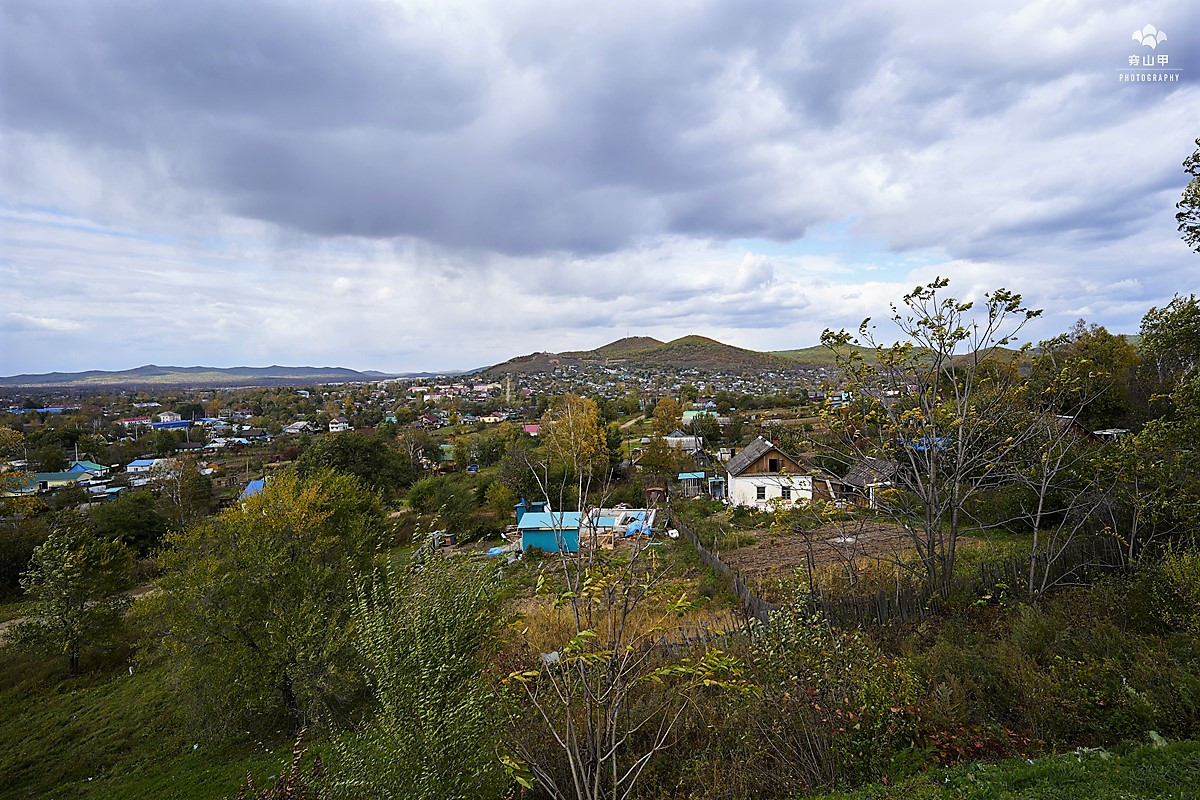 俄罗斯远东小镇全景,俄罗斯边疆区小镇