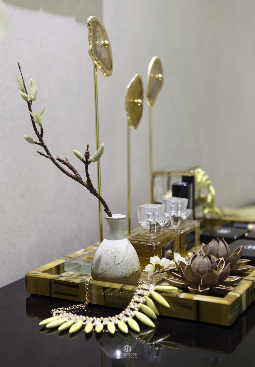 桂林悠山郡中式装修二手房,桂林彰泰郡113户型装修