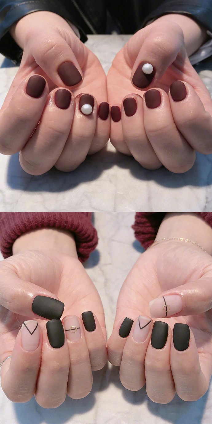 超好看的少女系美甲,适合直女的美甲