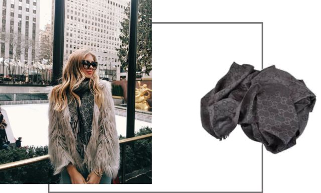 10款平价时髦又保暖的围巾,大牌时尚围巾lv