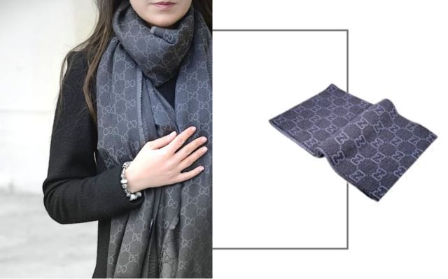 大牌围巾经典款,大牌围巾戴法简单好看
