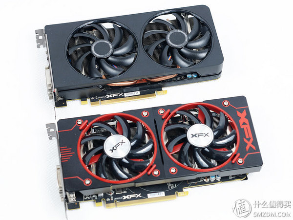 讯景rx5804g黑狼显卡,讯景r9370x4g显卡尺寸