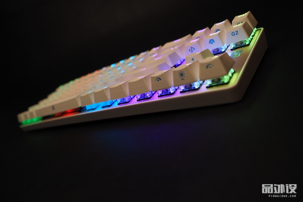 一代凯酷键盘拆解,凯酷87键盘测评