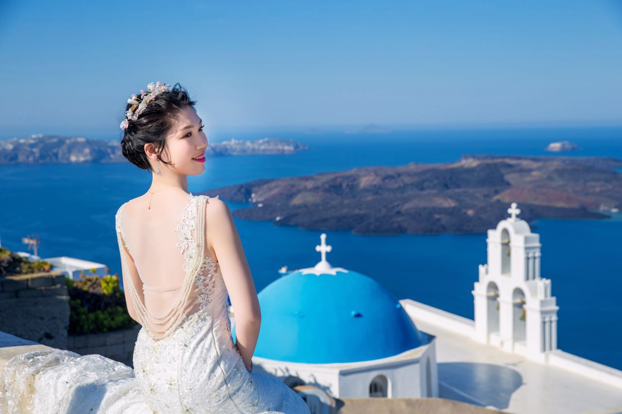 去希腊圣托里尼拍婚纱照多少钱,大理圣托里尼婚纱照攻略