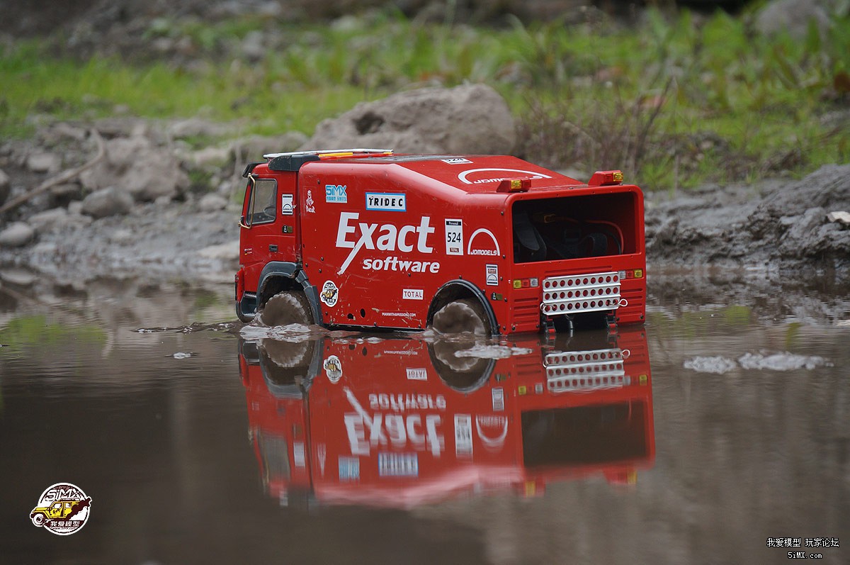 拉力卡车模型开箱测评 (静点拉力卡车模型路试)