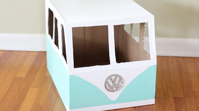 自制手工迷你小宠物小猫,如何用纸板制作神奇的猫咪宠物屋