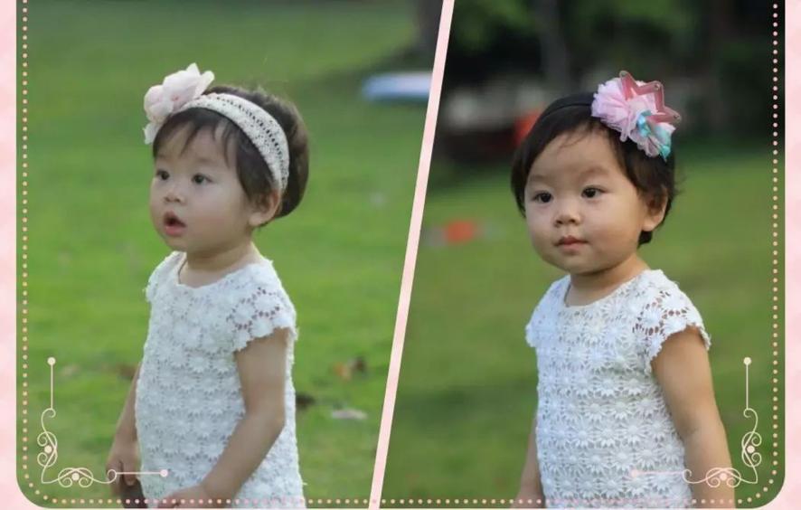 我有个小女儿，给她扎辫子是我至今乐此不疲的事