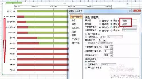 excel项目管理进度表教程,excel实现project的项目进度