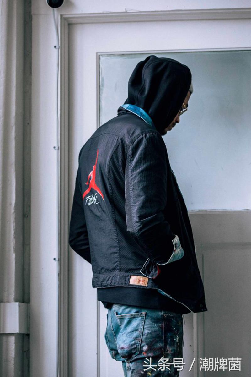 周杰伦上脚levisxairjordan4,levisxairjordan4第二配色