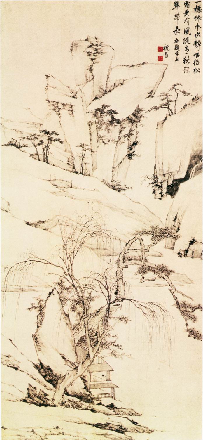 清代山水画图片大全曝光,清代山水画真迹图片