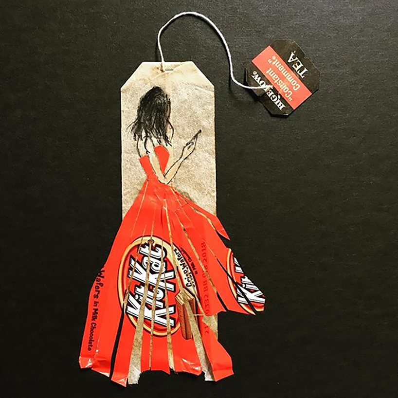 在红宝石银色的“茶包”上出现伦勃朗手持自拍杆