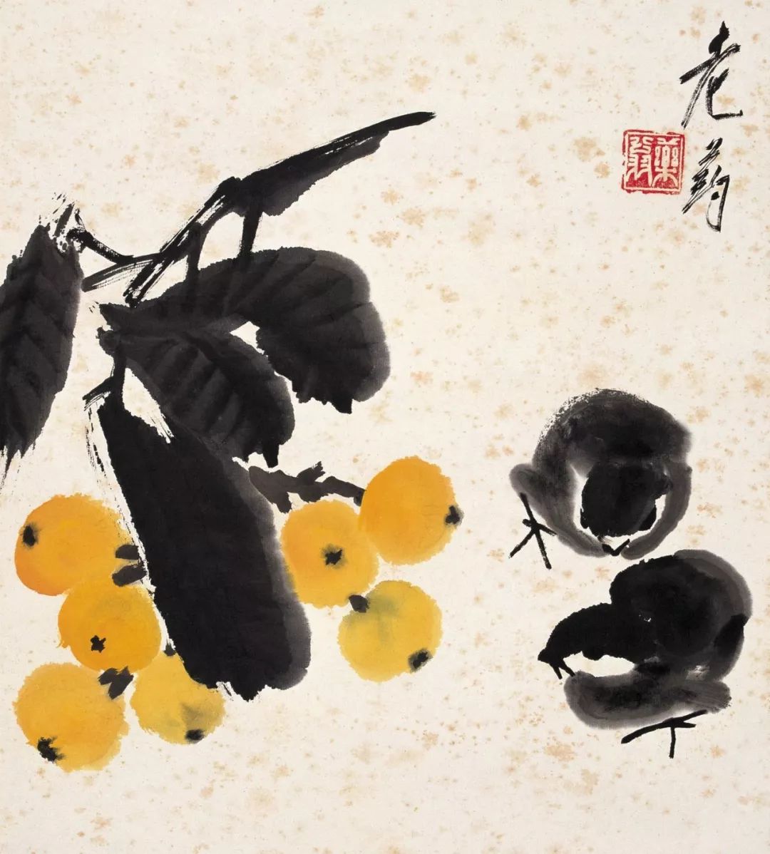 唐云早期花鸟作品欣赏,唐云先生花鸟条幅全集