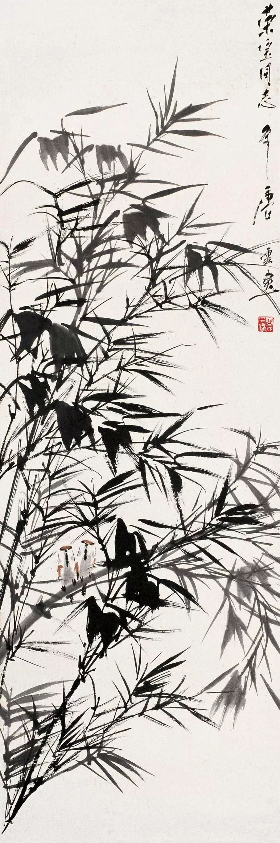 唐云早期花鸟作品欣赏,唐云先生花鸟条幅全集