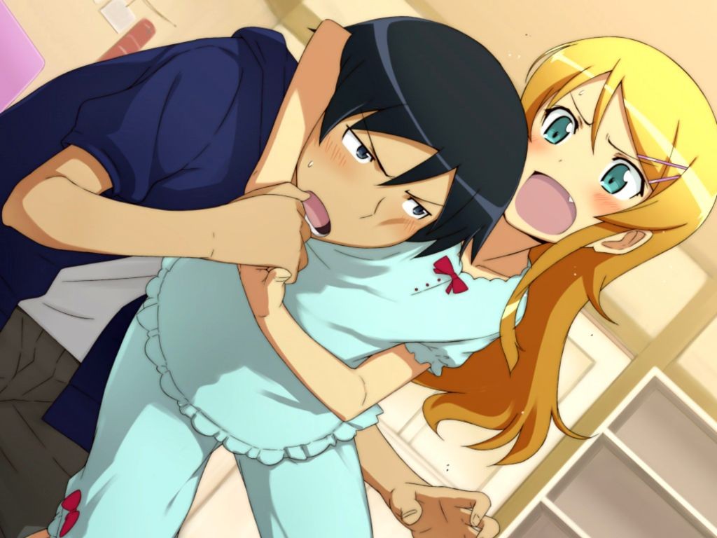 妹控の妹妹的的蓝白条纹胖次。