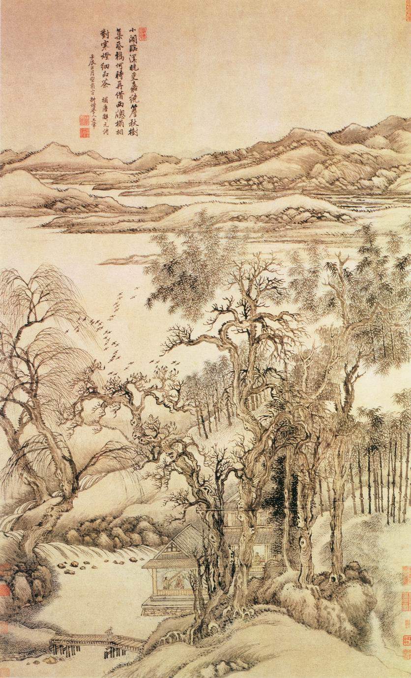 清代山水画图片大全曝光,清代山水画真迹图片