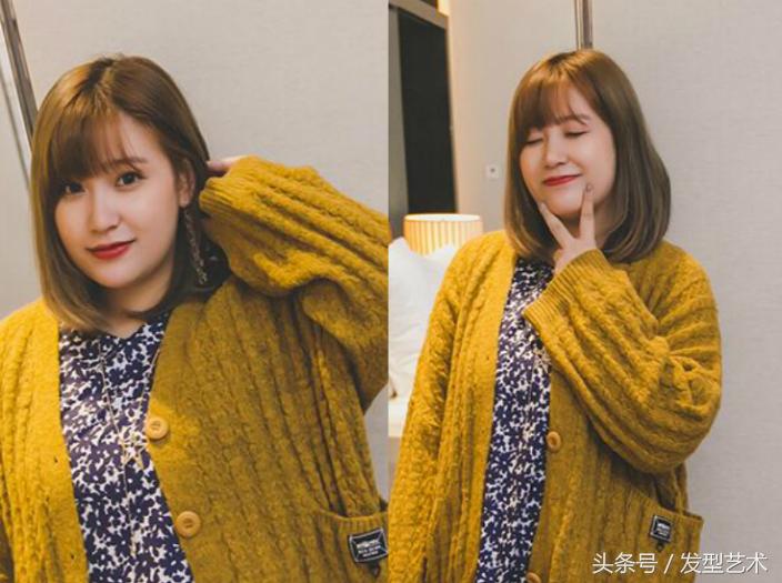 大头扁脸适合的发型,适合脸大头大的五种发型