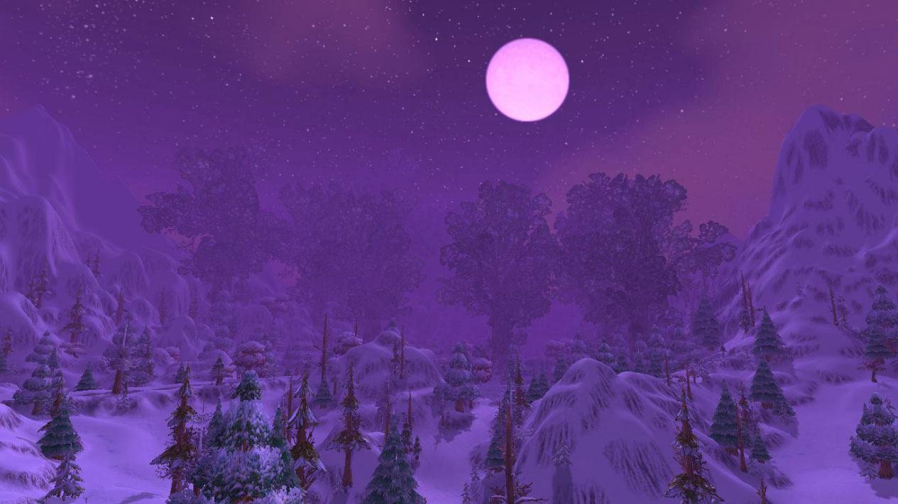 为了一张合影被联盟疯狂追杀！看魔兽中的那些最美雪景