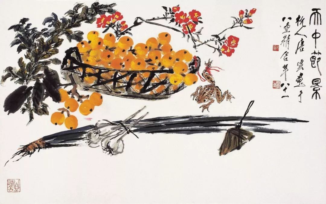 唐云早期花鸟作品欣赏,唐云先生花鸟条幅全集