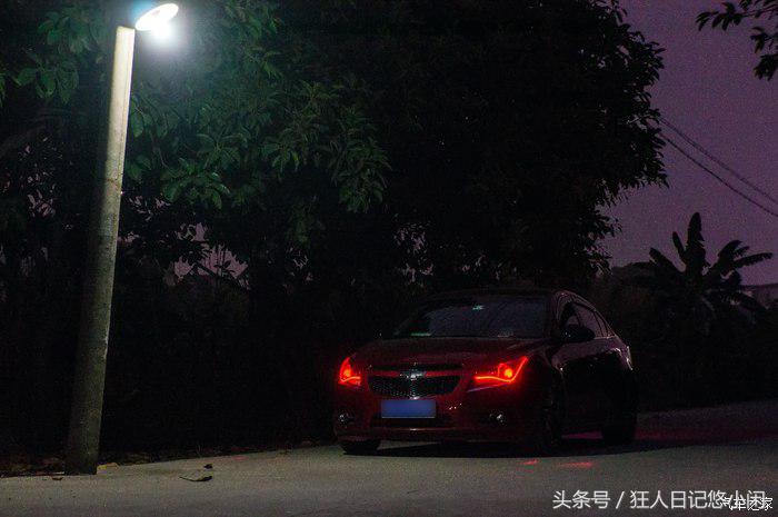 雪佛兰科鲁兹大灯改装小透镜led灯,17款雪佛兰科鲁兹改透镜大灯