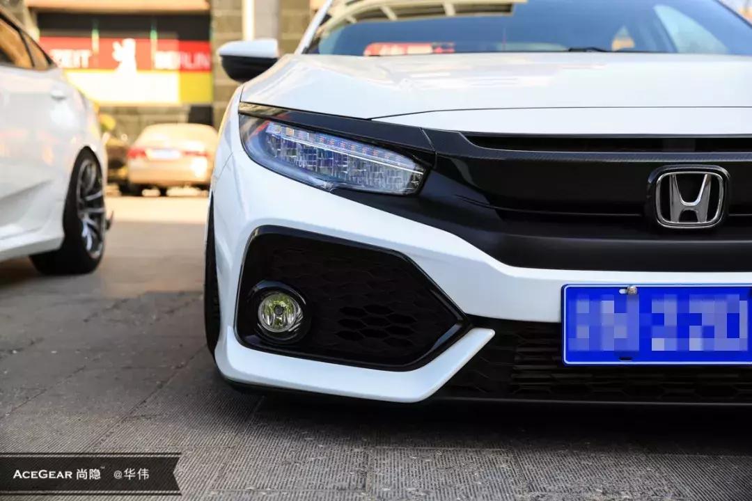 思域既然跑不快不如玩姿态,思域劲势版气动