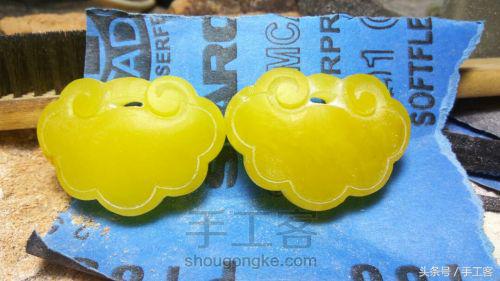 手工雕刻金锁,自学雕刻如意锁最简单的图纸