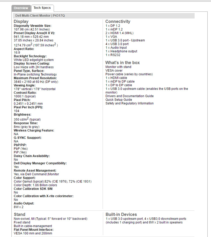 戴尔43寸p4317q维修,戴尔34寸显示器p3421w