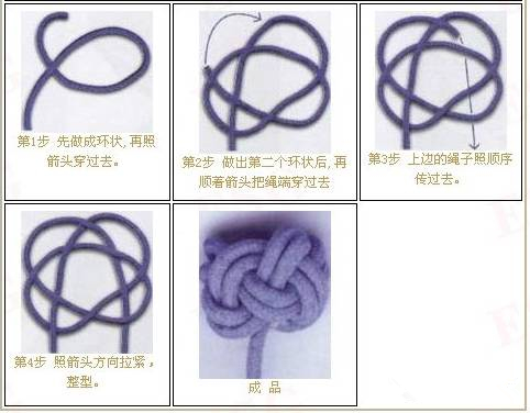 手工串珠中国结福字的编法教程,中国结扣子编法慢动作