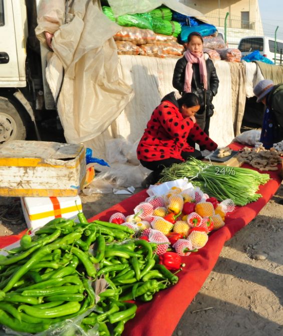 赶大集办年货浓浓年味迎春节,赶年货大集品浓浓年味