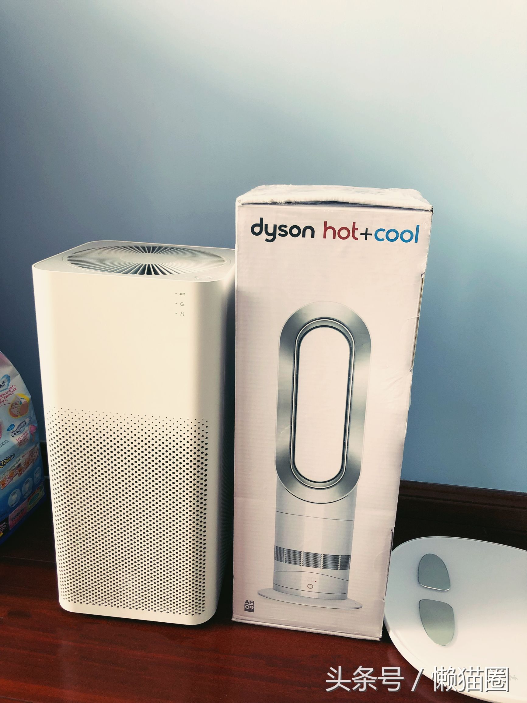 dyson无叶风扇暖和,戴森冷暖风扇am09国外版