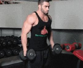 瘦子增肌的两套家庭哑铃健身计划,瘦的人如何用哑铃增肌