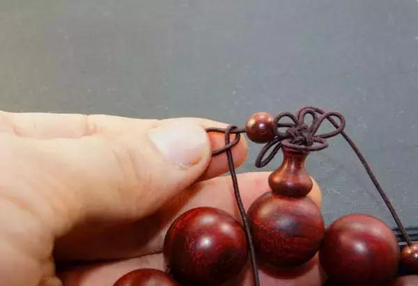 佛珠吉祥结的编法教程,手串绳吉祥结打法