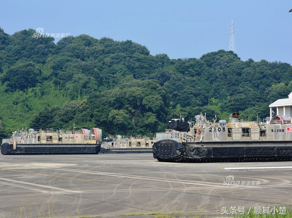 独岛号两栖攻击舰与lcac气垫船,日本海上自卫队lcm机械化登陆舰