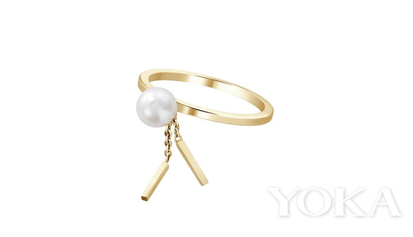 ins上最火的戒指叠戴方法,素圈粗戒指叠搭戴法